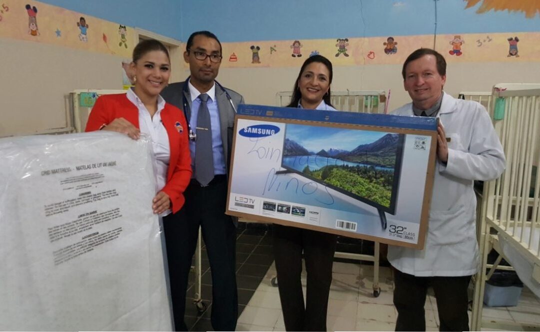 Loto brinda apoyo al Hospital San Felipe