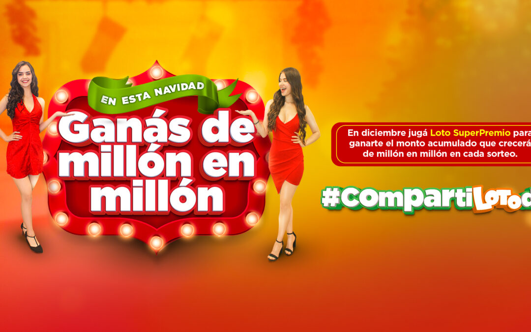 Esta Navidad Ganás de Millón en Millón