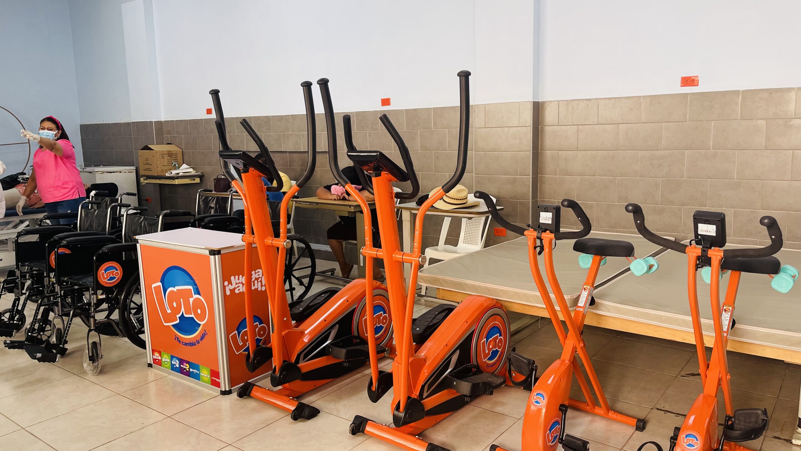 sala fisioterapia donacion loto