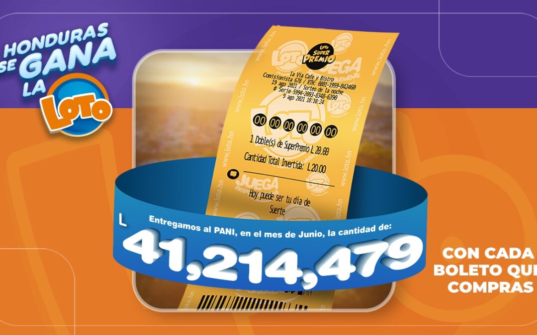 Loto entrega más de L41 Millones aportación al Patronato Nacional de la Infancia (PANI)