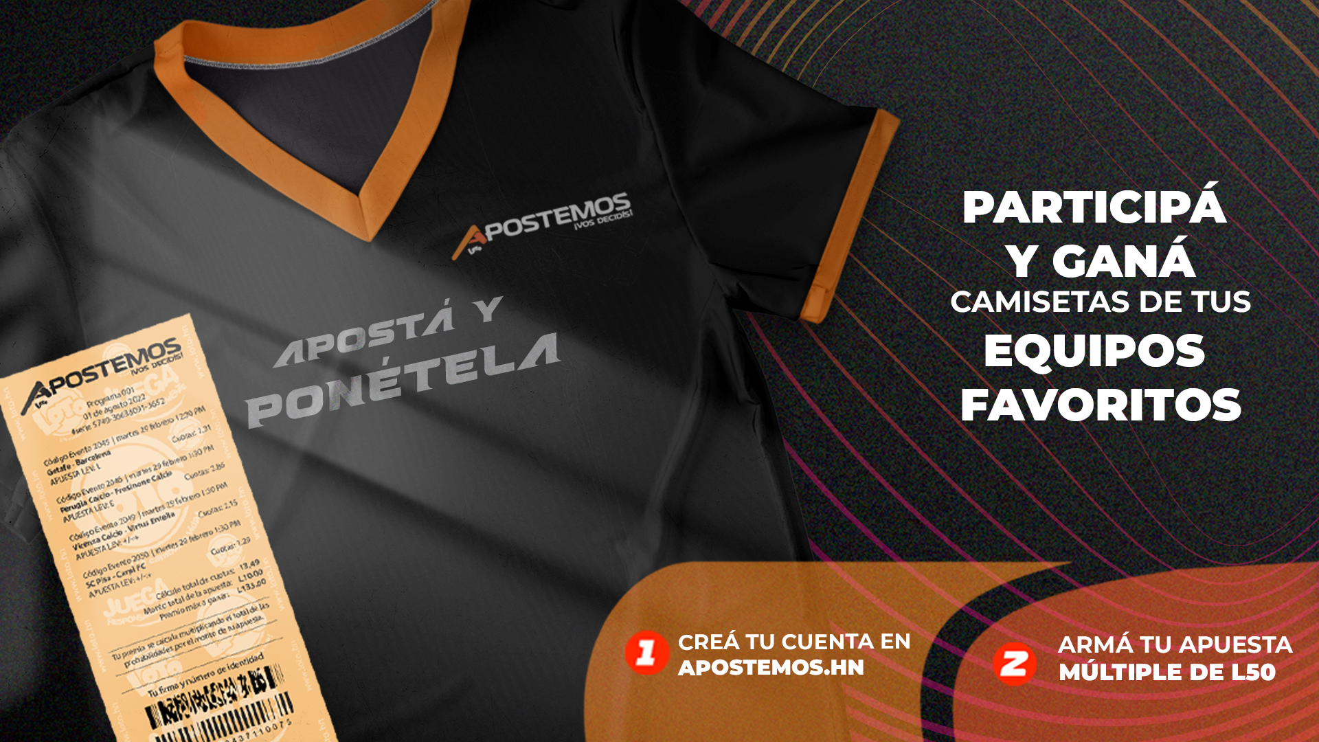 promo camisa apostemos