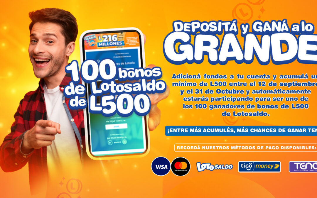 Depositá y Ganá a lo Grande