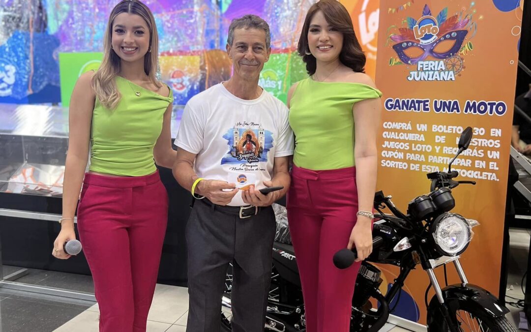 Los sampedranos celebraron, jugaron y ganaron con LOTO en la feria juniana