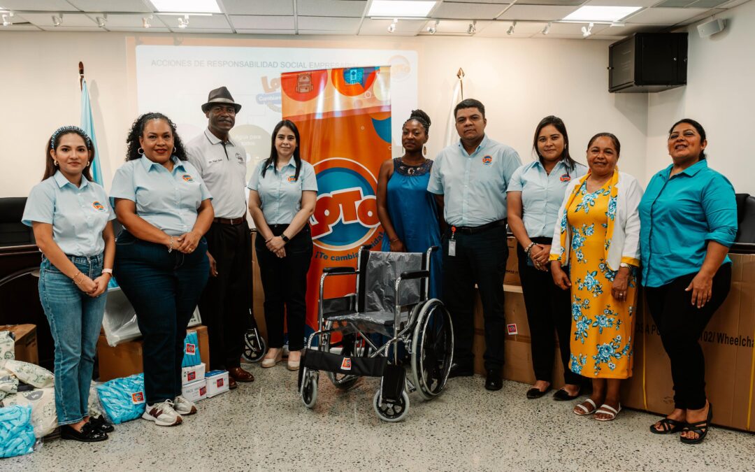 Sembrando esperanza, Loto realiza donación de equipo médico al hospital de roatán