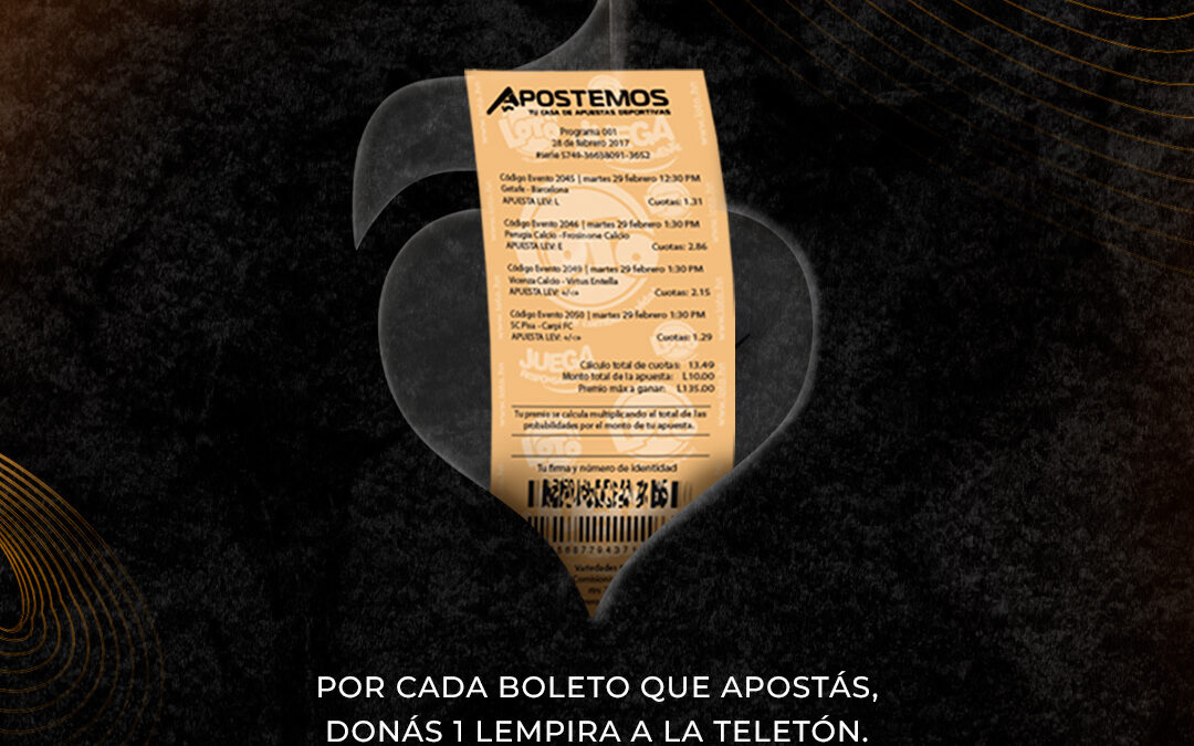 Apostemos presente en Teletón 2024 con su campaña ¡APOSTÁ Y APOYÁ!