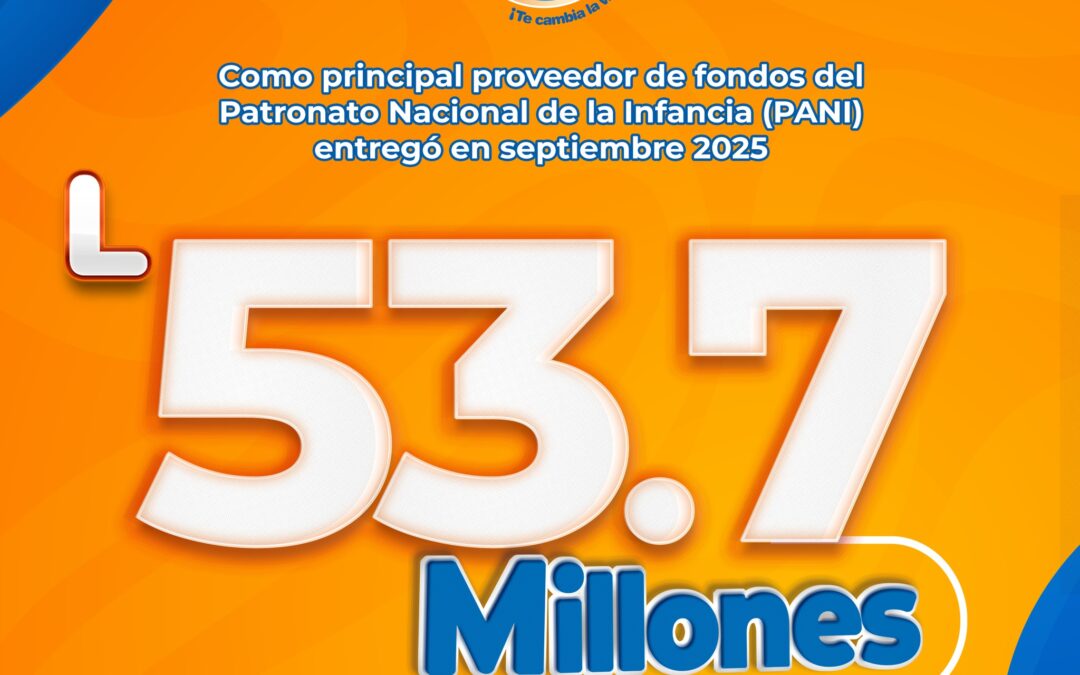 Loto entrega al Patronato Nacional de la Infancia (PANI) más de 54 millones para programas sociales en el mes de septiembre del 2025