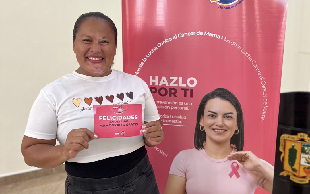 Loto se viste de rosa promoviendo la prevención de cáncer de mama