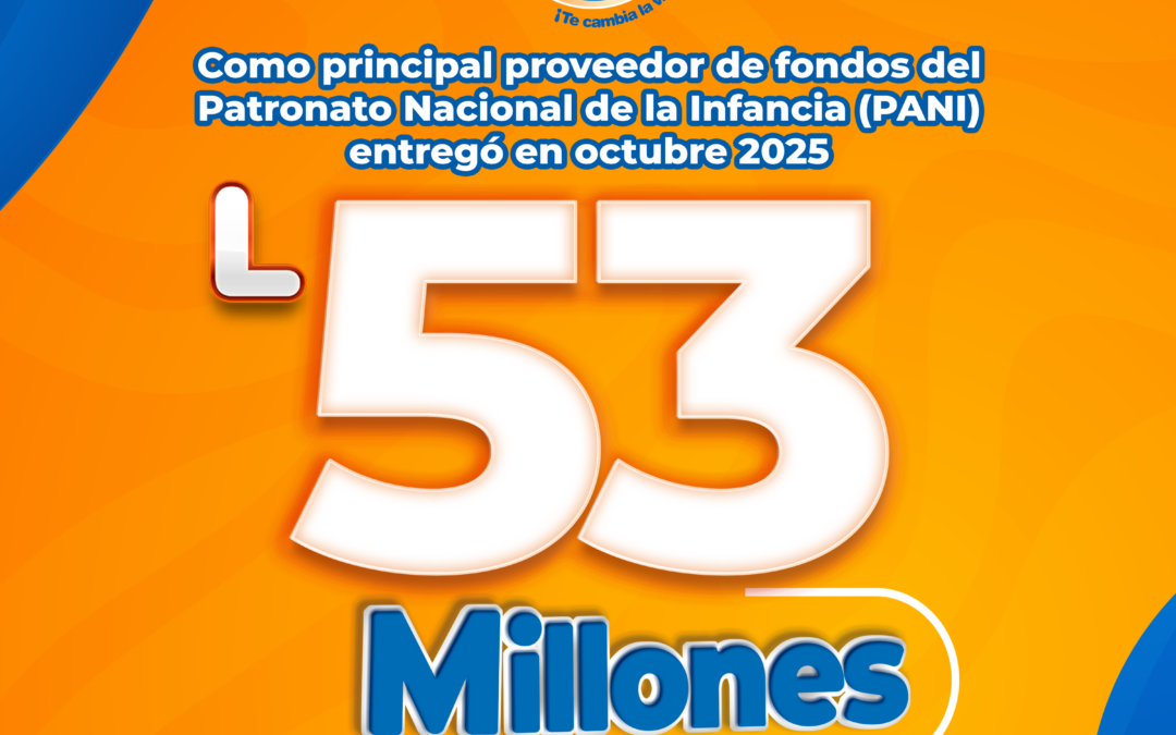 Loto entrega al Patronato Nacional de la Infancia (PANI) 53 millones para programas sociales en el mes de octubre del 2025